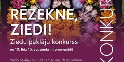 Ziedu paklāju konkurss “Rēzekne, ziedi!”