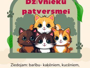 Labdarības akcija dzīvnieku patversmei