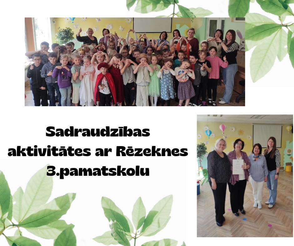 Sadraudzības pasākums ar Rēzeknes 3.pamatskolu