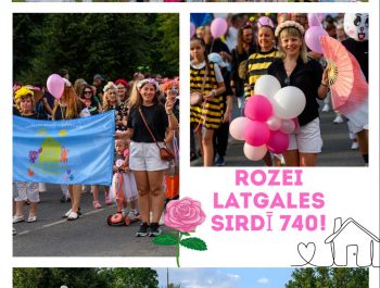 Rēzeknes pilsētas svētku gājiens- Rozei Latgales sirdi 740!