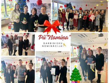 Kolēģu nominācijas – sirsnīga decembra tradīcija mūsu iestādē