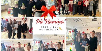 Kolēģu nominācijas – sirsnīga decembra tradīcija mūsu iestādē