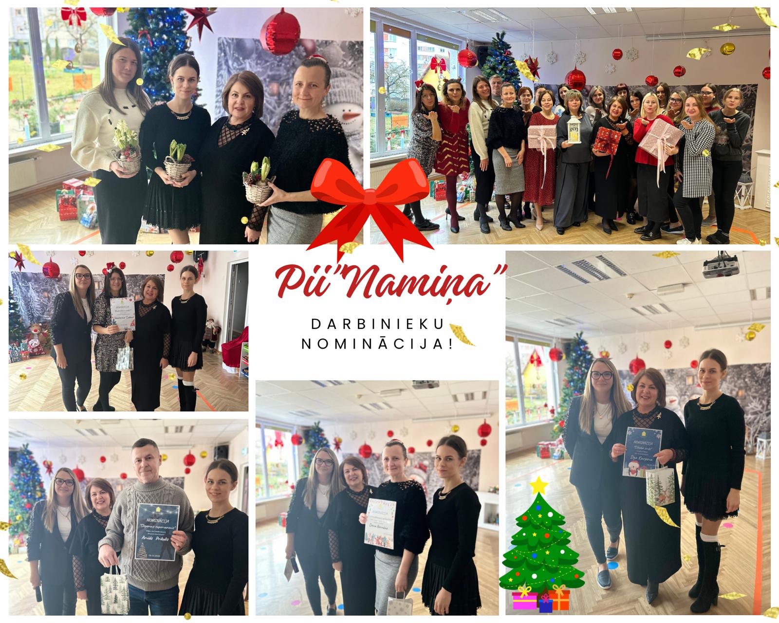Kolēģu nominācijas – sirsnīga decembra tradīcija mūsu iestādē