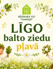 Līgo balto ziedu pļavā
