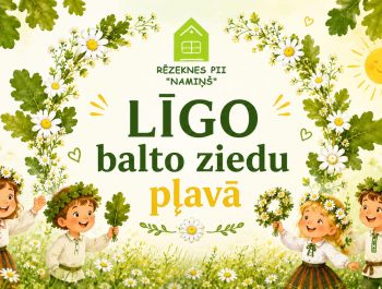 Līgo balto ziedu pļavā