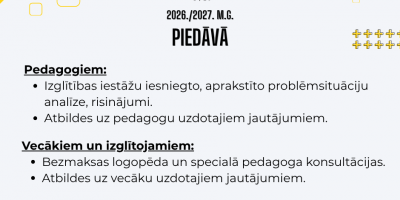 Rēzeknes pamatskola – attīstības centrs sniegt konsultācijas